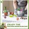 12-Pack Mini Potted Artificial Succulent Set – Realistic Flocked Faux Small Potted Plants for DIY Crafts, Home, Office & Garden Decor (Lifelike PVC, Unpotted Arrangement)